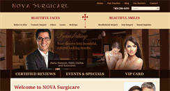 Desktop Screenshot of novasurgicare.com